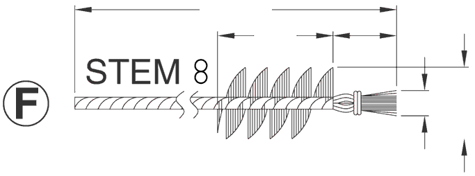 Pipe Brush | Twisted-In Wire Brush